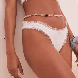 For Love and Lemons Lia Rib Thong XS
